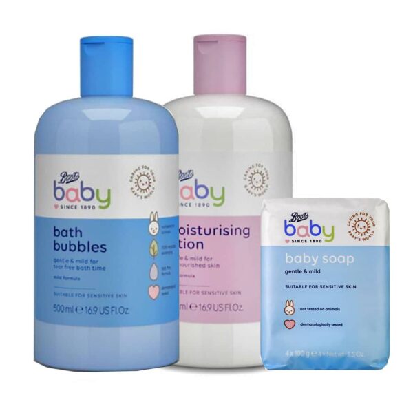 Boots baby care set