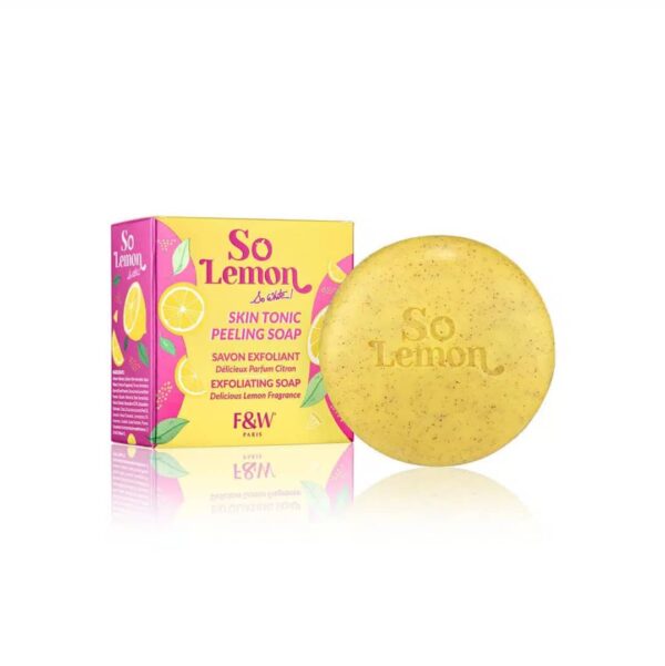 Exfoliating Soap – Skin Tonic Peeling Soap | So Lemon Exfoliating Soap | Cleanses, Evens tone, Illuminates | 200g • 7 fl.oz