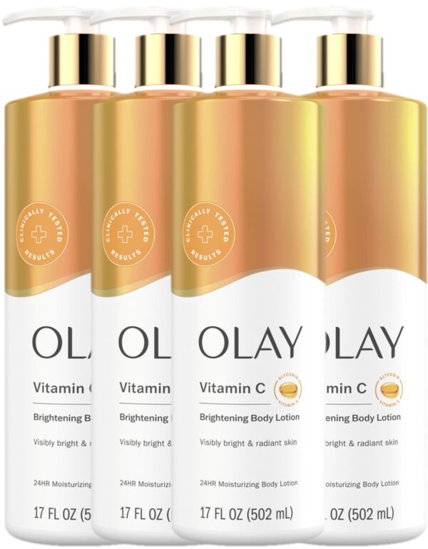 Olay Vitamin C Brightening Hydrating Body Lotion   Size: 502ml, 17 FL OZ