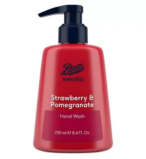 Boots Everyday Hand Wash Strawberry & Pomegranate 250ml
